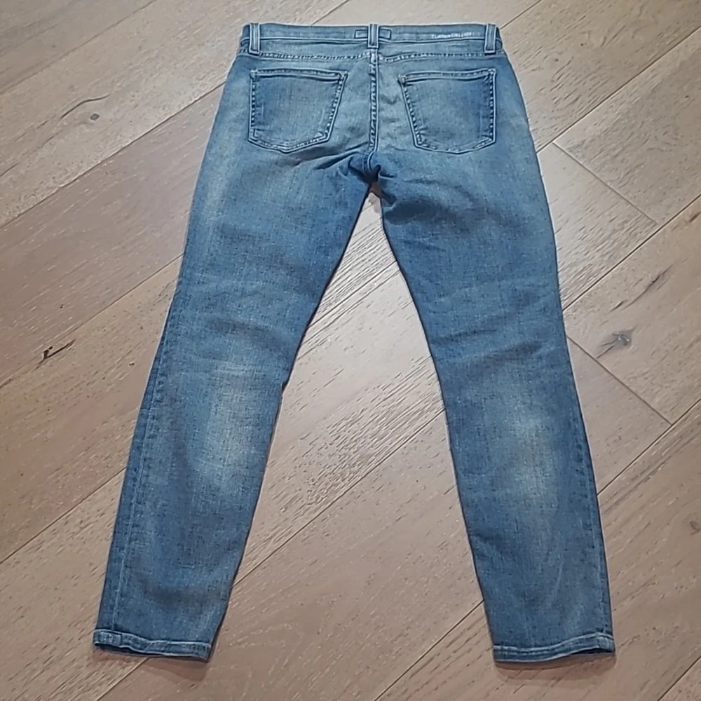 Current/Elliott Jeans Women's sz 24 The Stilleto Draft Low Rise Skinny Ankle